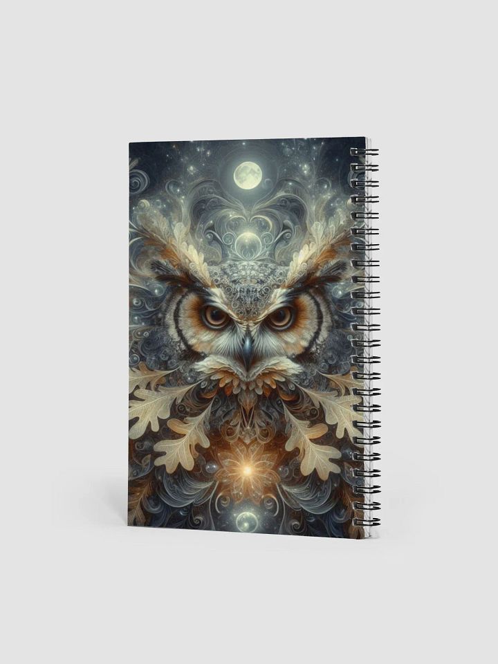 Celestial Owl Wisdom Spiral Notebook product image (2)