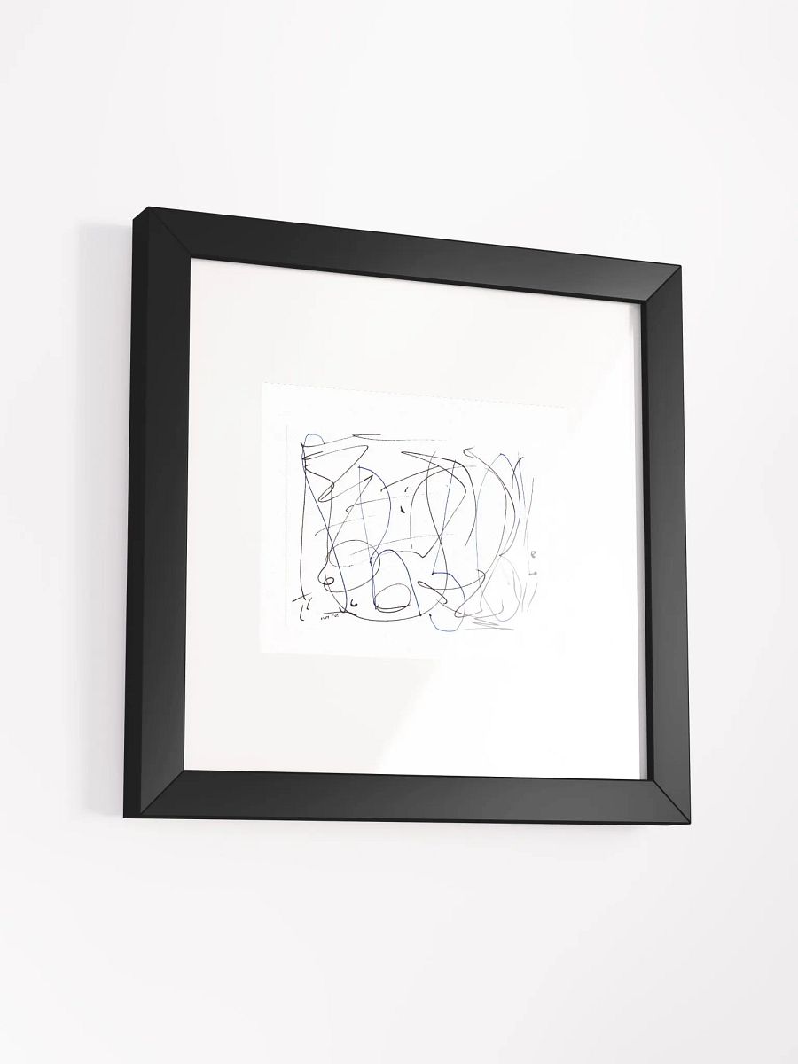 Babble Panel Card Print Framed product image (4)