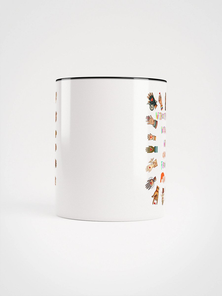 Without Diversity We're Left With Orange F@%#ing Orange Accent Mug product image (9)