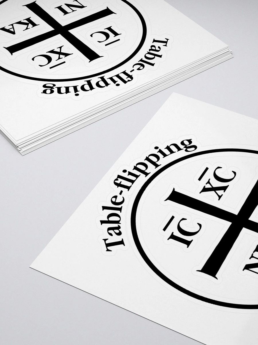 Table Flipper Sticker (Black) product image (10)