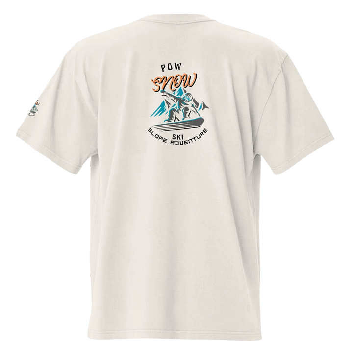 Snowbound Nostalgia Oversized Tee product image (6)