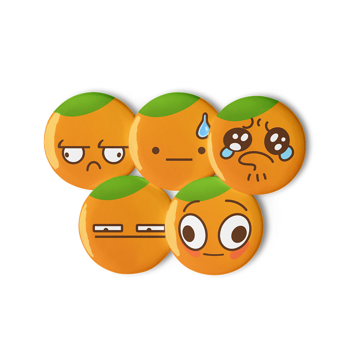 Orange assorted faces VOL 5 product image (3)