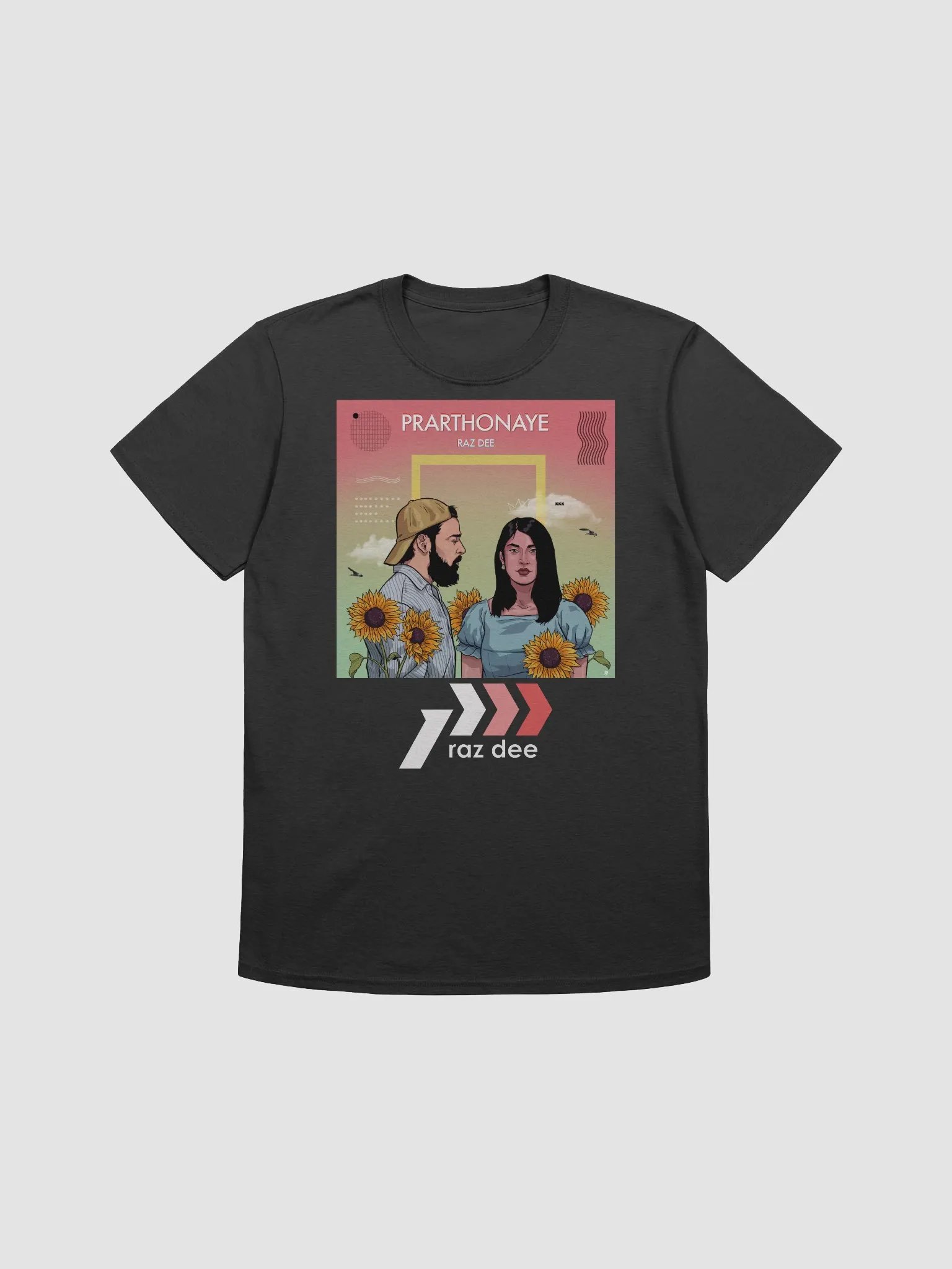 Raz Dee Prarthonaye T-shirt ft. Saurav Das (4 Colour Options) product image (3)