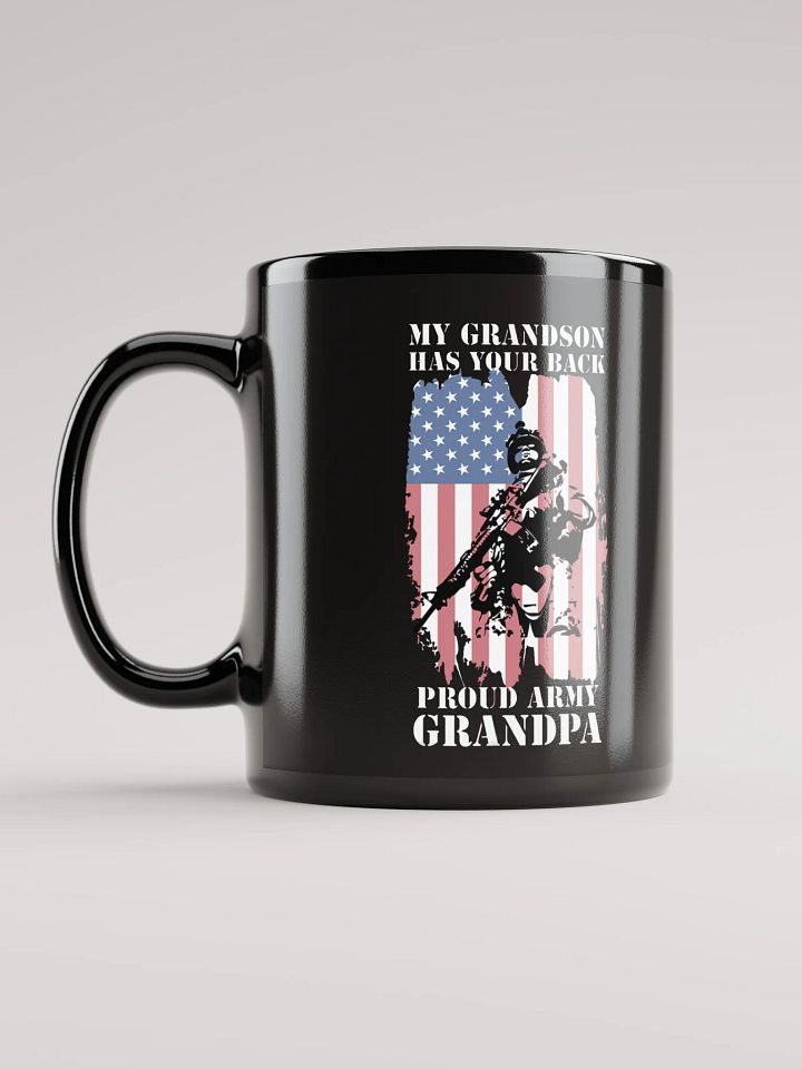 Proud Army Grandpa - Black Mug product image (2)