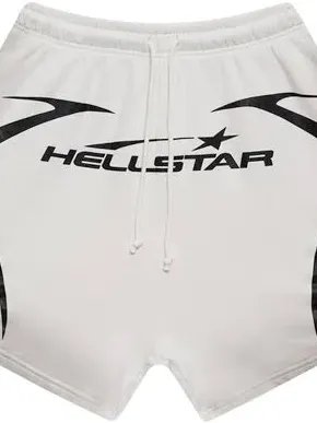 Hellstar Warm Up Shorts White product image (1)