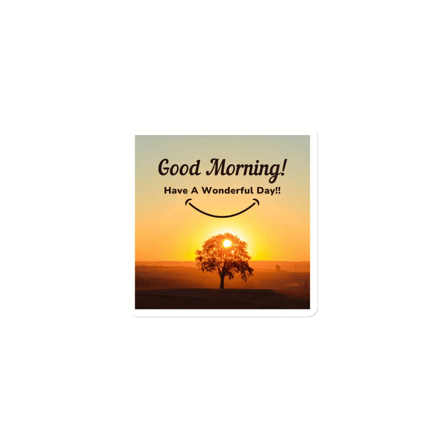 Smiling Sunrise Die-Cut Magnets product image (1)