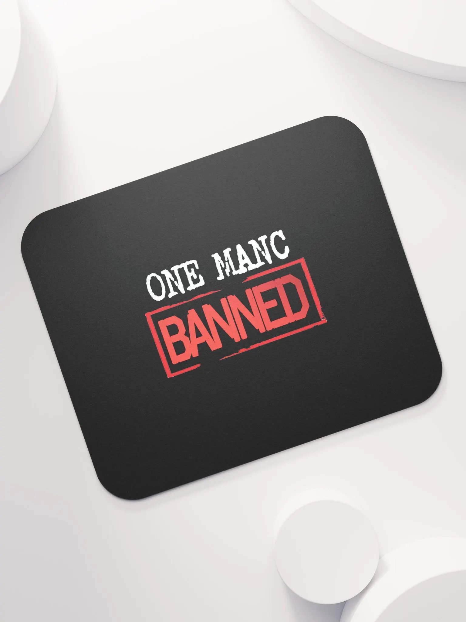 One Manc Banned Mouse Mat product image (7)