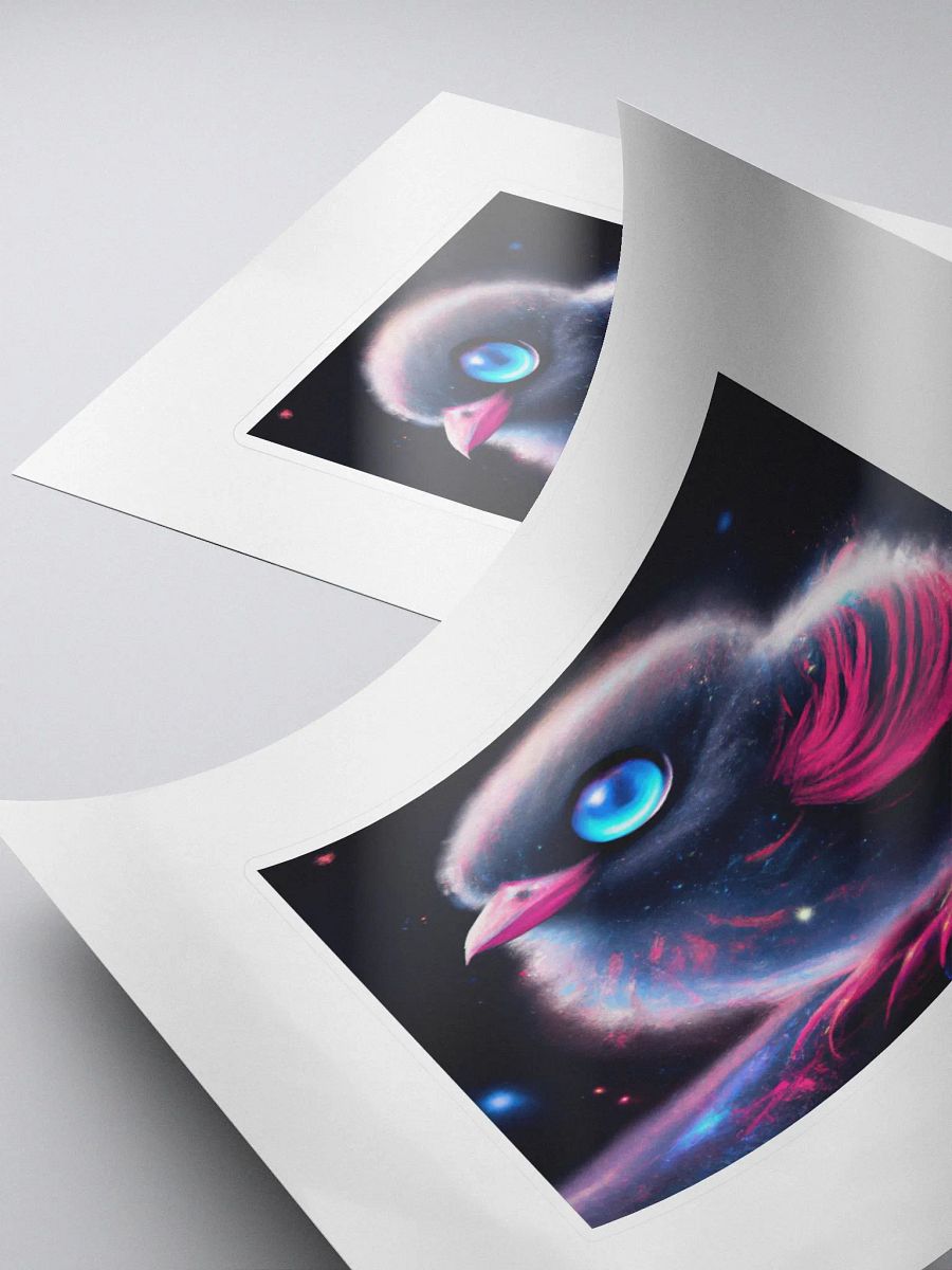 Cute Galactic Bird Delta Sticker product image (4)