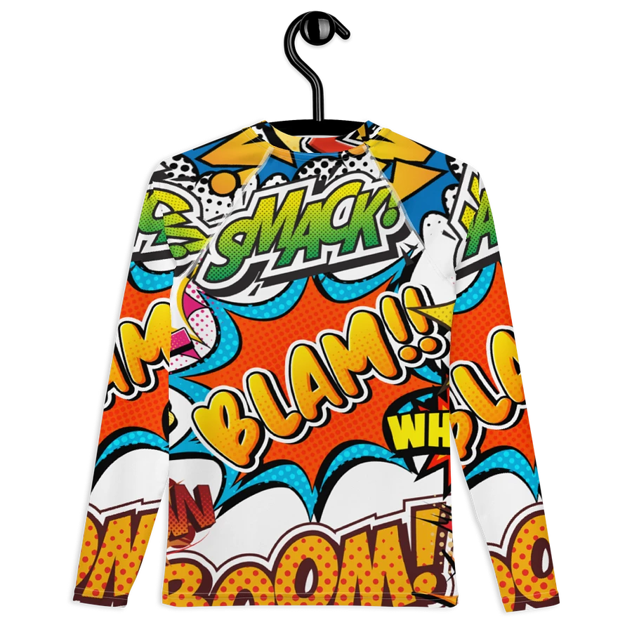 Dynamic Comic Action All-Over Print Youth Rash Guard product image (9)