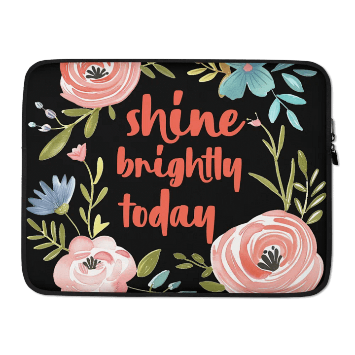 Bloom Brightly Laptop Sleeve product image (2)
