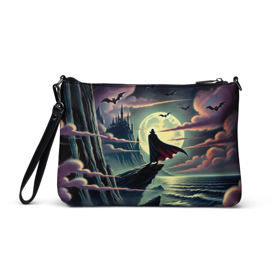 Dramatic Vampire Crossbody Bag - Halloween Purse product image (2)