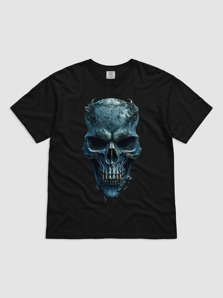 Metallic Skull Artistic Comfort Color 1717 T-Shirt product image (1)
