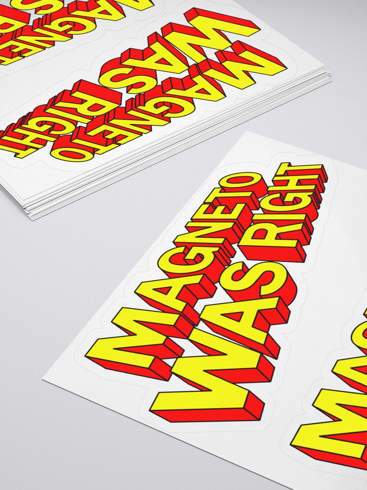 Magneto Was Right Stickers product image (4)