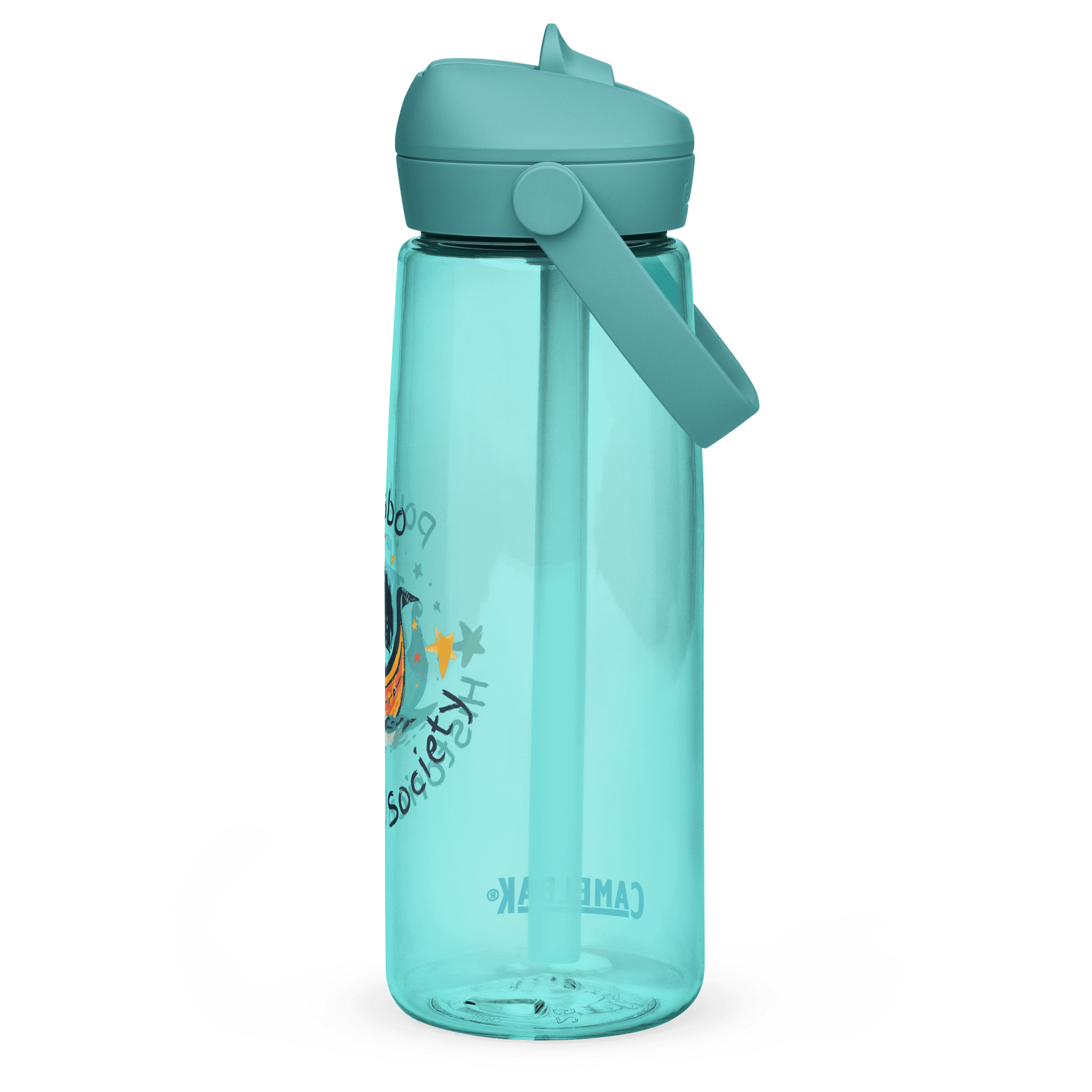 Viking ship Flip Straw Water Bottle product image (10)