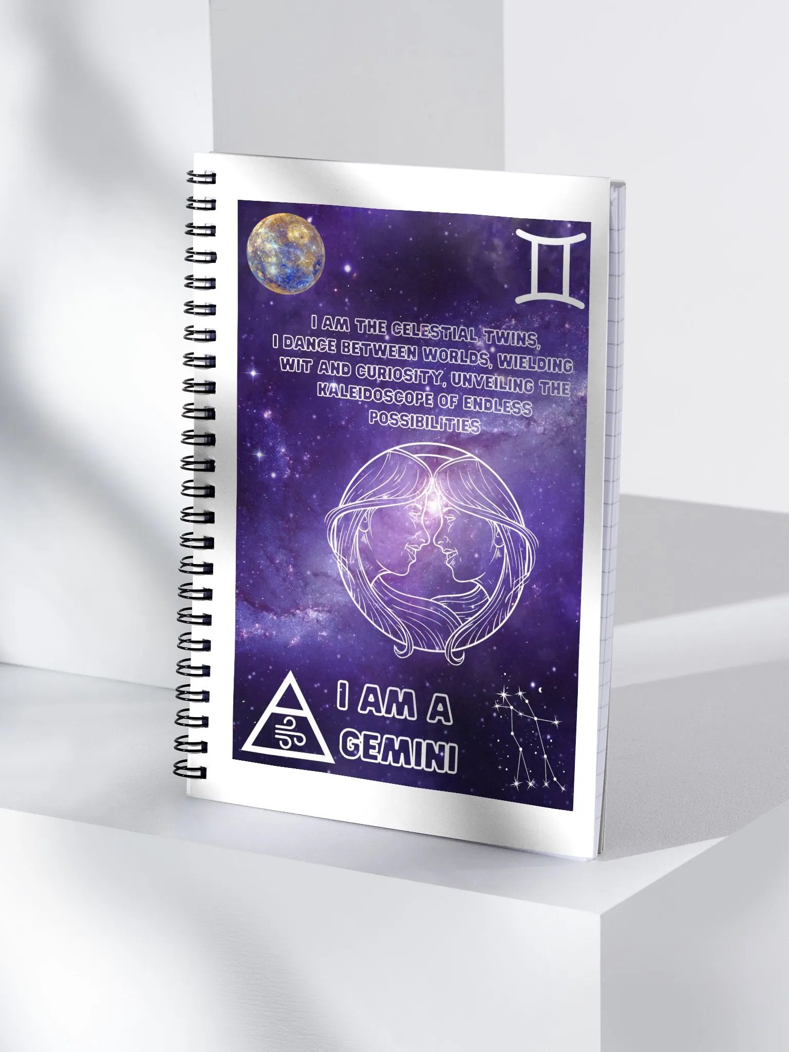 I Am a Gemini Notebook product image (3)