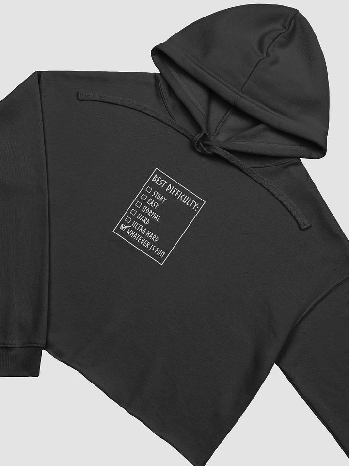 BEST DIFFICULTY - Cropped Hoodie product image (1)
