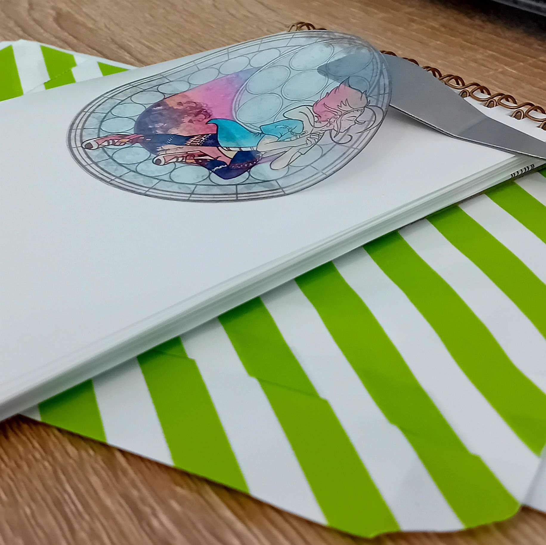 A6 Moomin Re-Sticker collection notebook! product image (2)