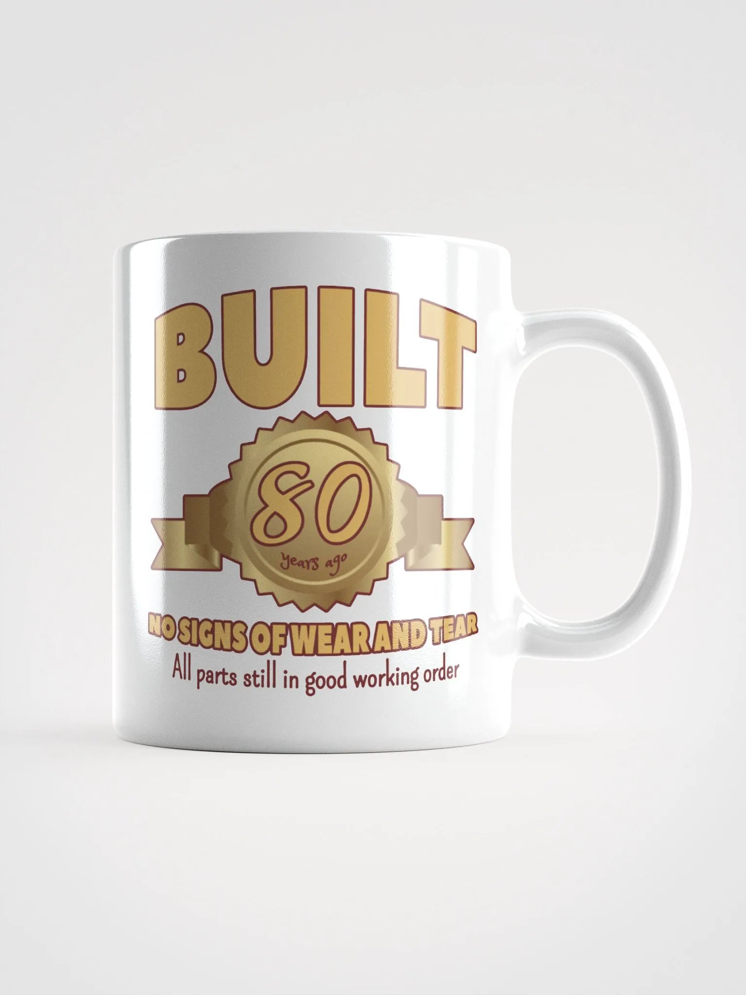 80 Years Old Milestone Birthday Mug product image (1)