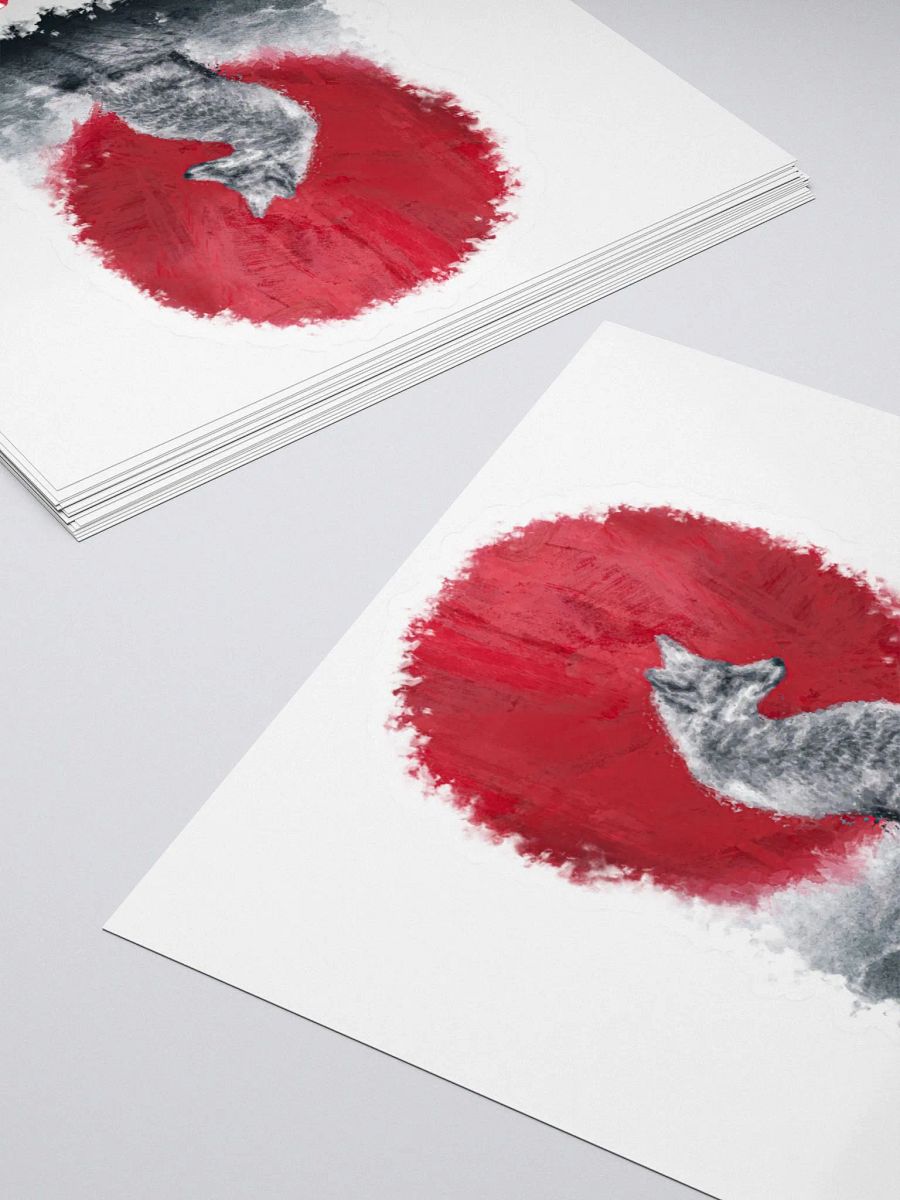 Moon fox Sticker product image (4)