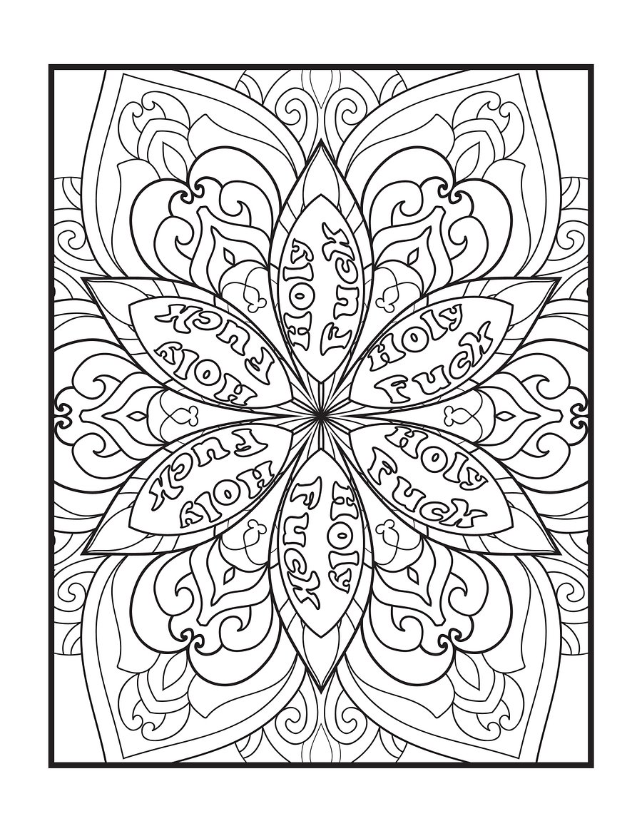 Art & Expletives, The Everyday Swears Version- Swear Word Coloring Book for Adults | Printable | Cuss Words | Sweary Phrases | Curse Words product image (3)