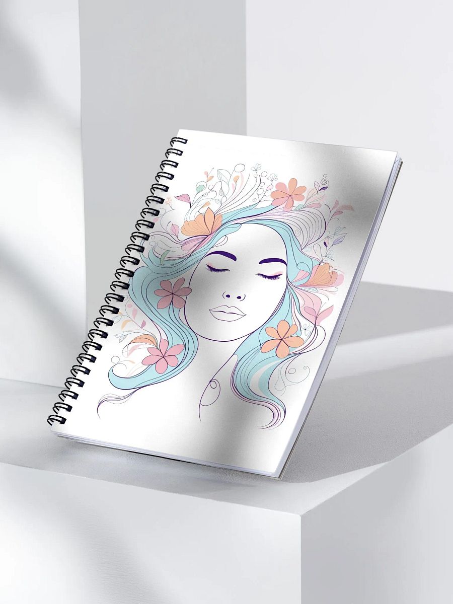 Tranquil Blossom: Custom Spiral Notebook product image (3)