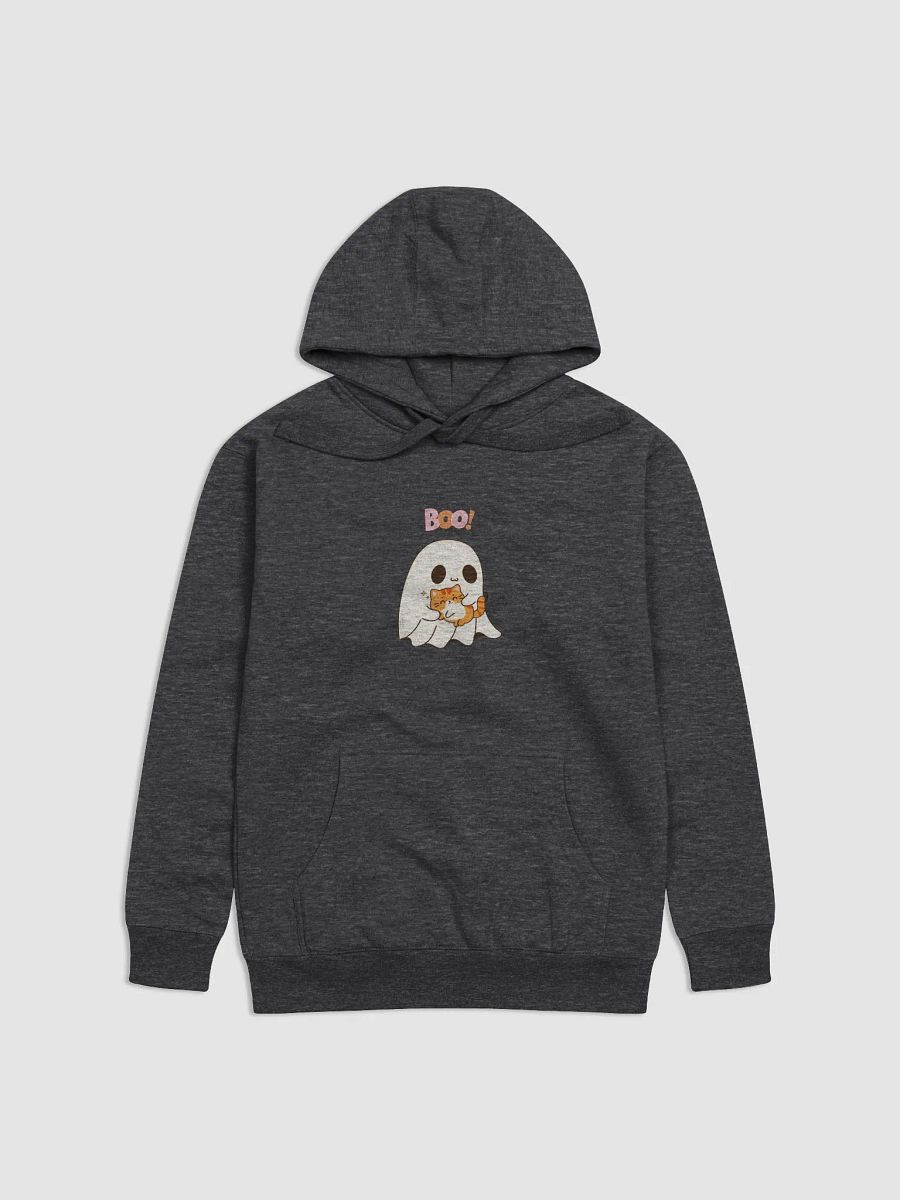 Boo! Cute Ghost and Cat Premium Hoodie product image (1)