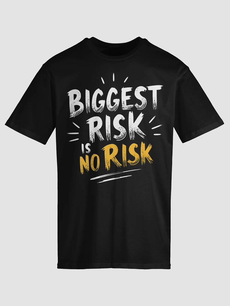 Biggest Risk Is No Risk – Inspirational Mark Zuckerberg Quote T-Shirt | Empower Your Journey, Embrace Boldness & Transform Your Life! product image (5)