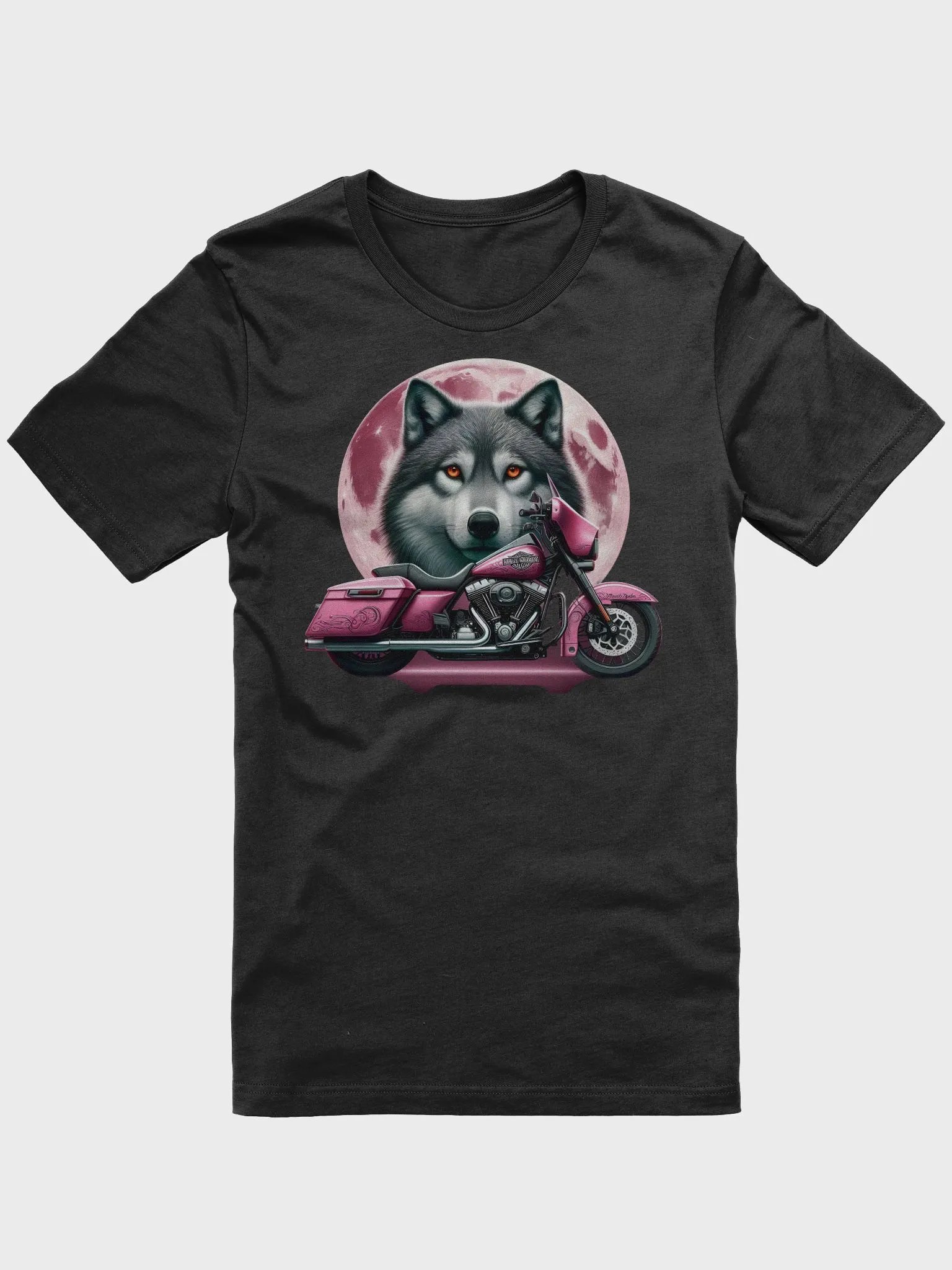 Motorcycle and Wolf - Unisex T-Shirt #8 product image (1)