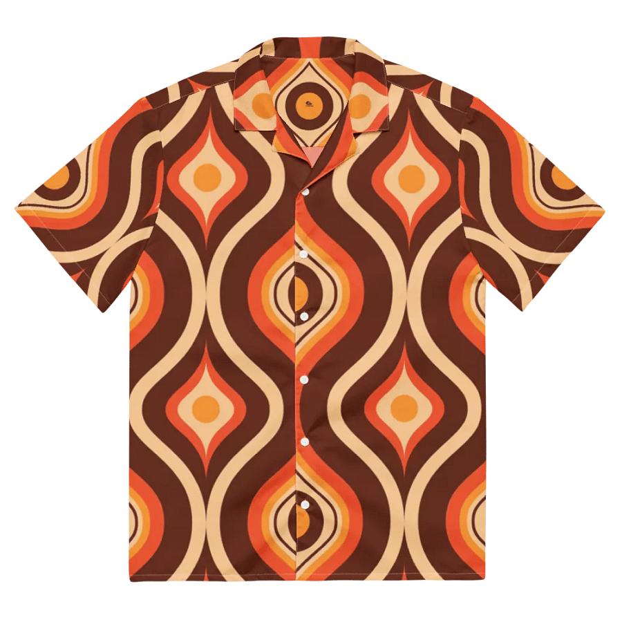 Retro Eye Pattern Hawaiian Shirt product image (9)