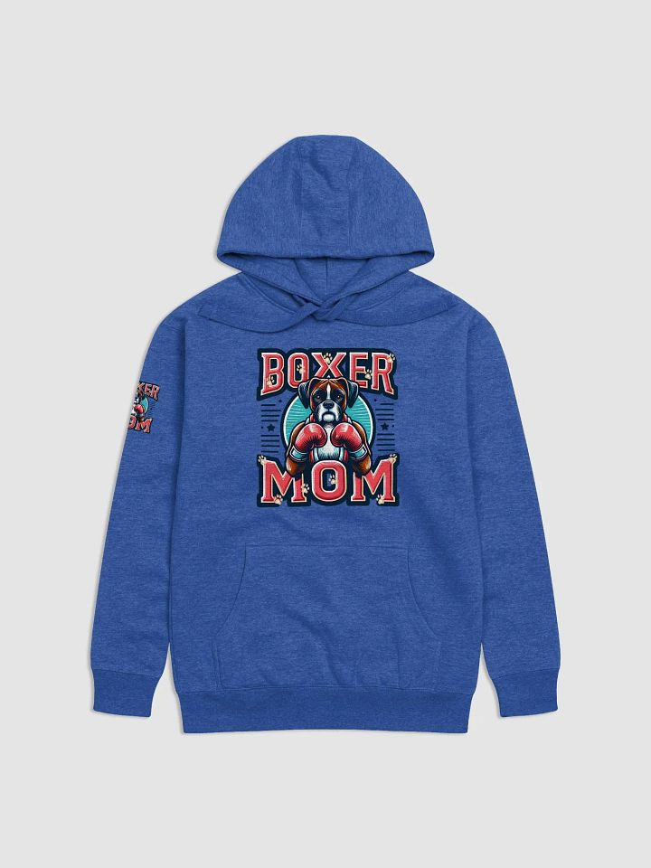Unique Boxer Mom Hoodie: Boxer Dog with Boxing Gloves product image (21)