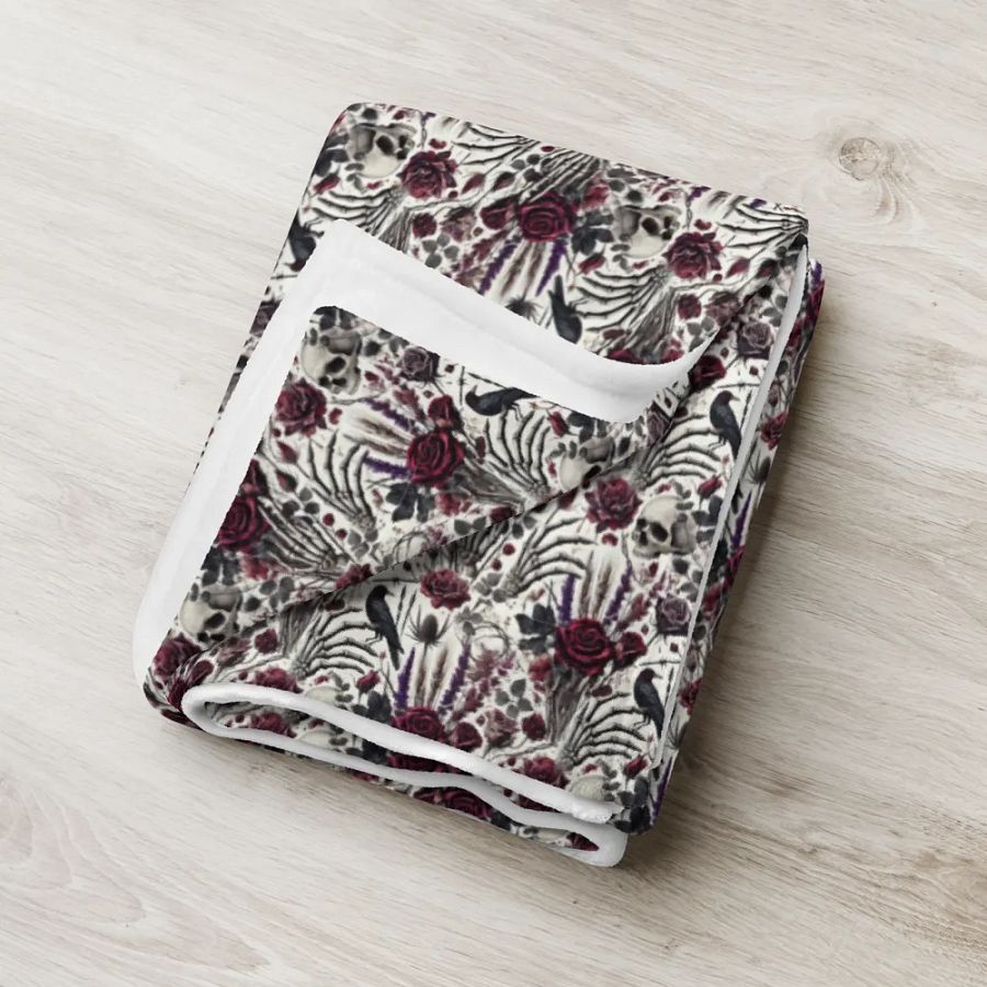 Skulls And Roses Blanket product image (6)