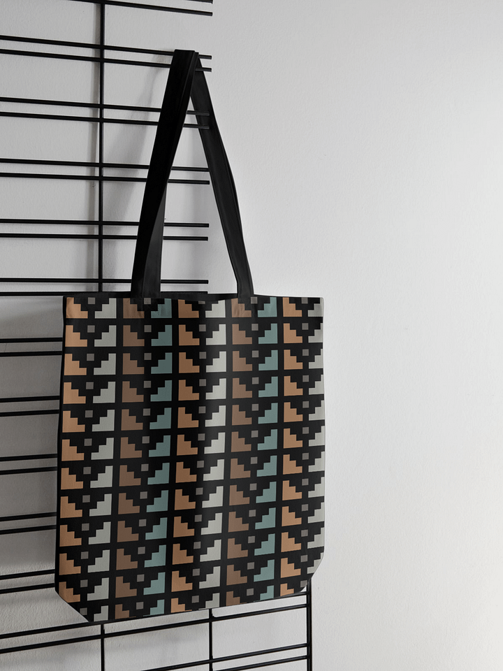 Earthy African Print Tote Bag product image (1)