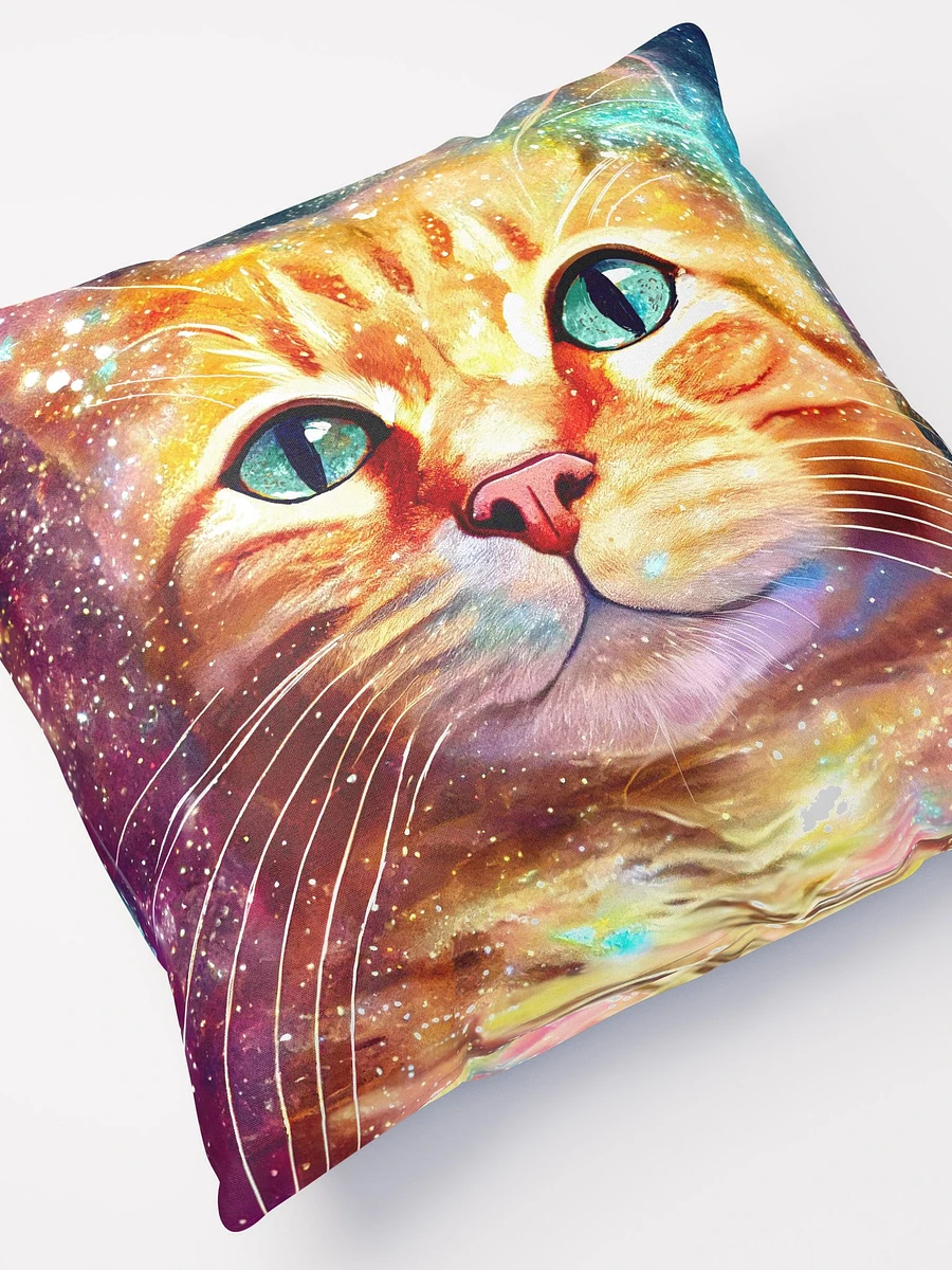 Among The Stars - Ginger Cat Throw Pillow product image (5)