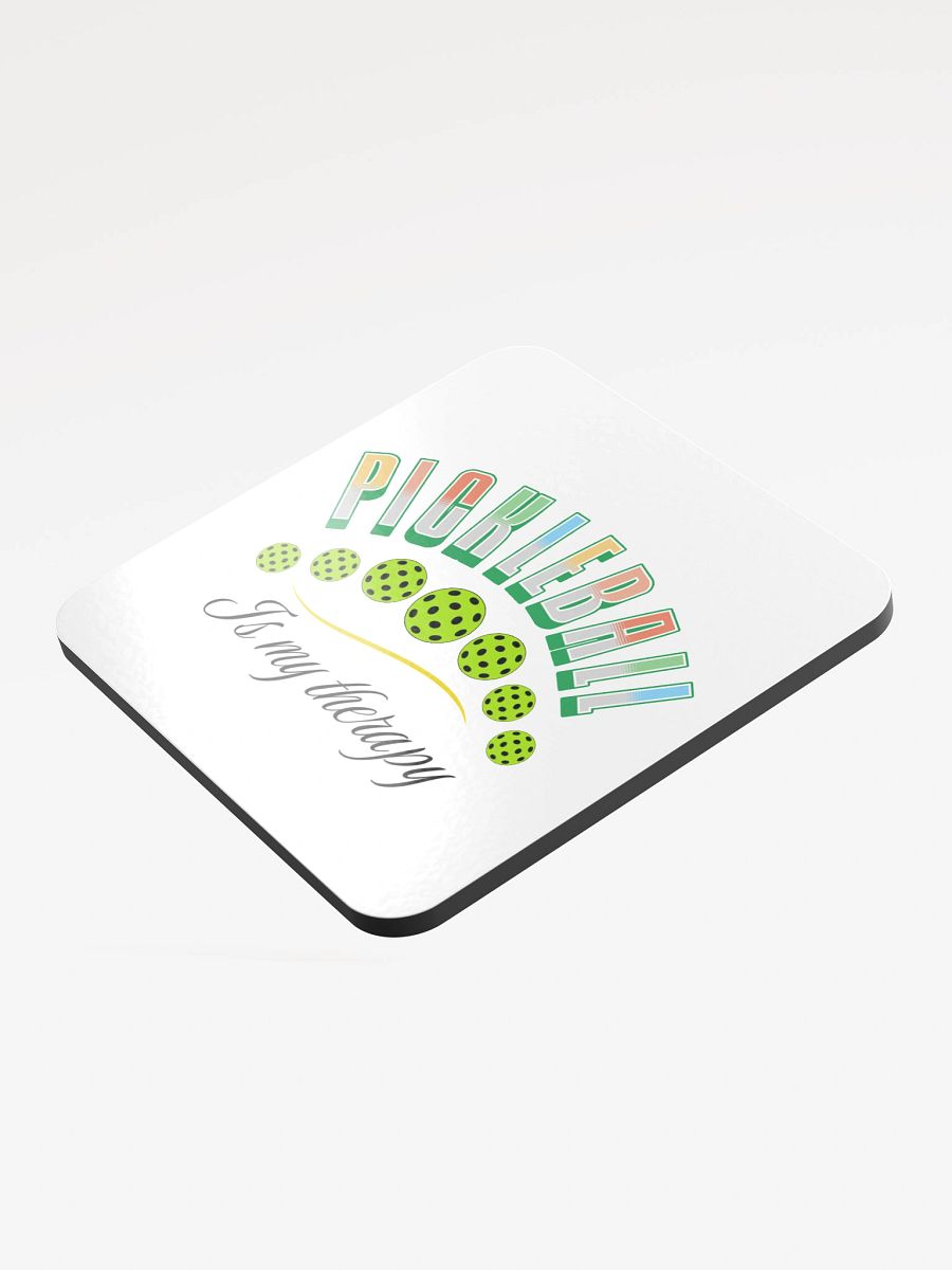 Pickleball Is My Therapy Coaster Set product image (3)