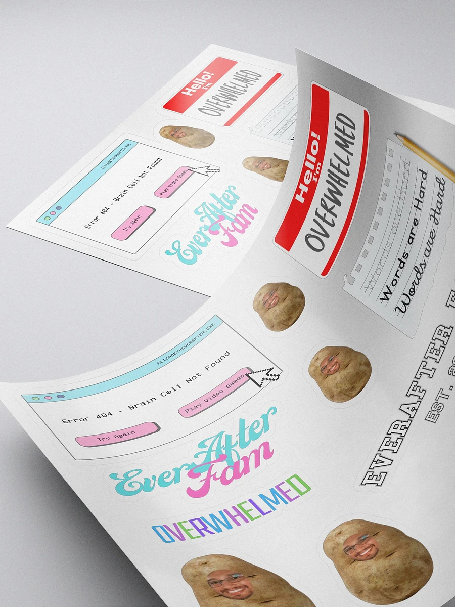 EverAfter Fam Sticker Sheet product image (4)