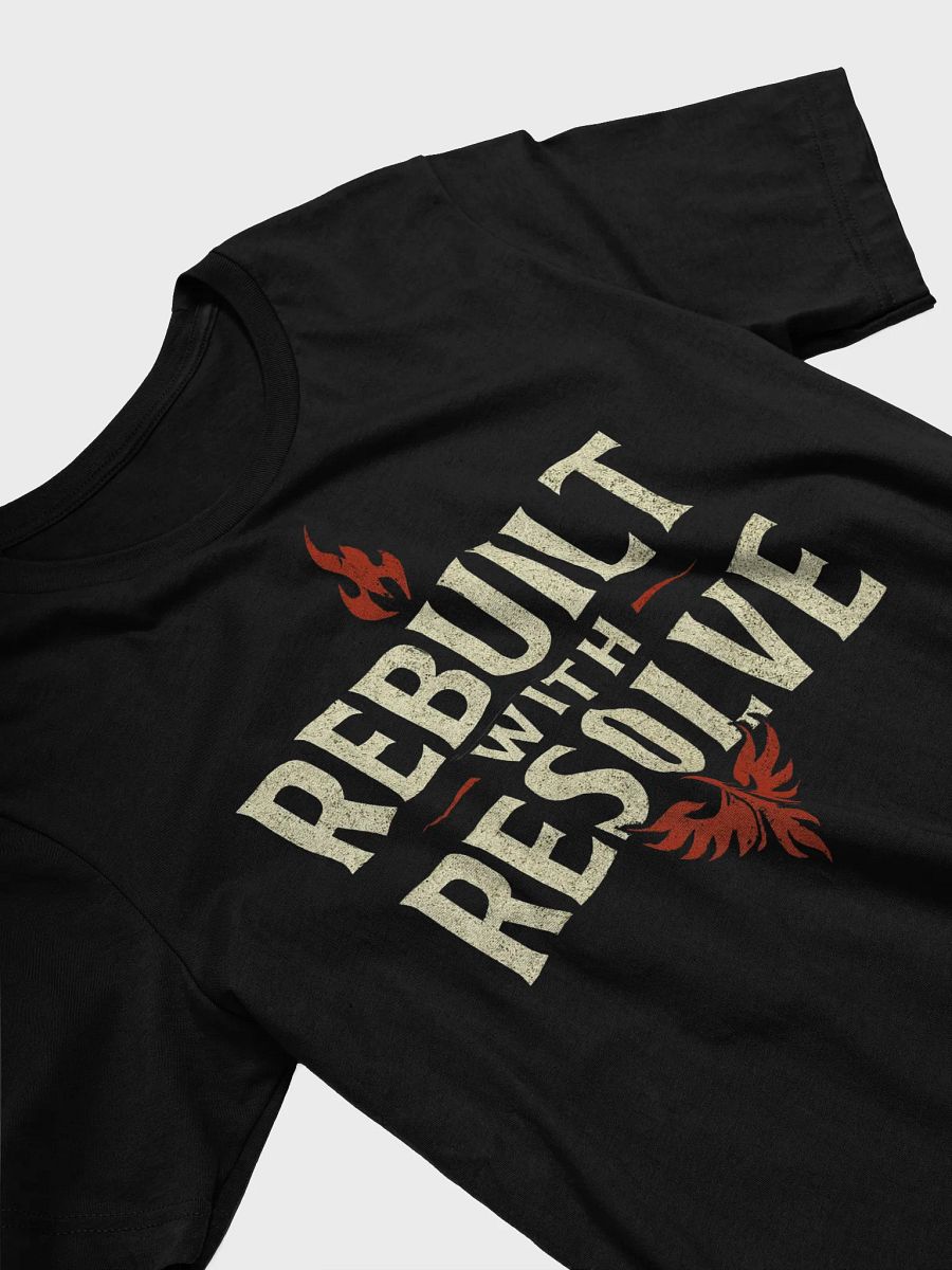 "REBUIILT WITH RESOLVE" – Phoenix Flame Tee product image (3)