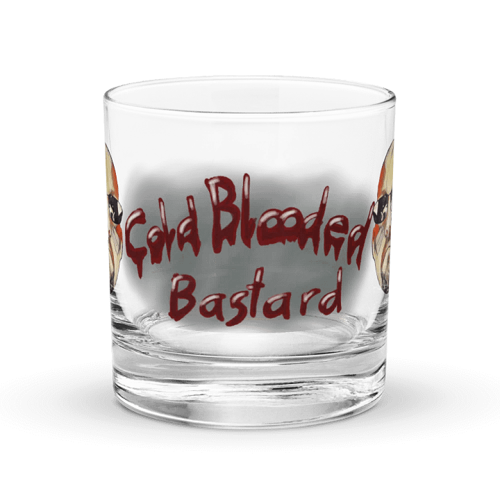 Cold Blooded Bastard Rocks Glass product image (1)