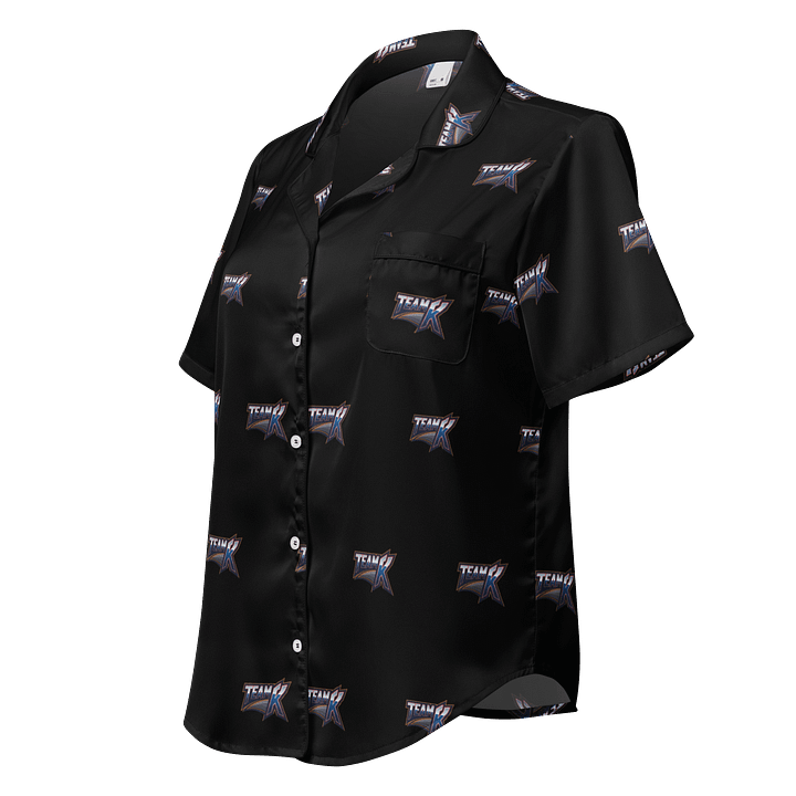 Team K (V-2) Women's Short Sleeve Pajama Top product image (1)
