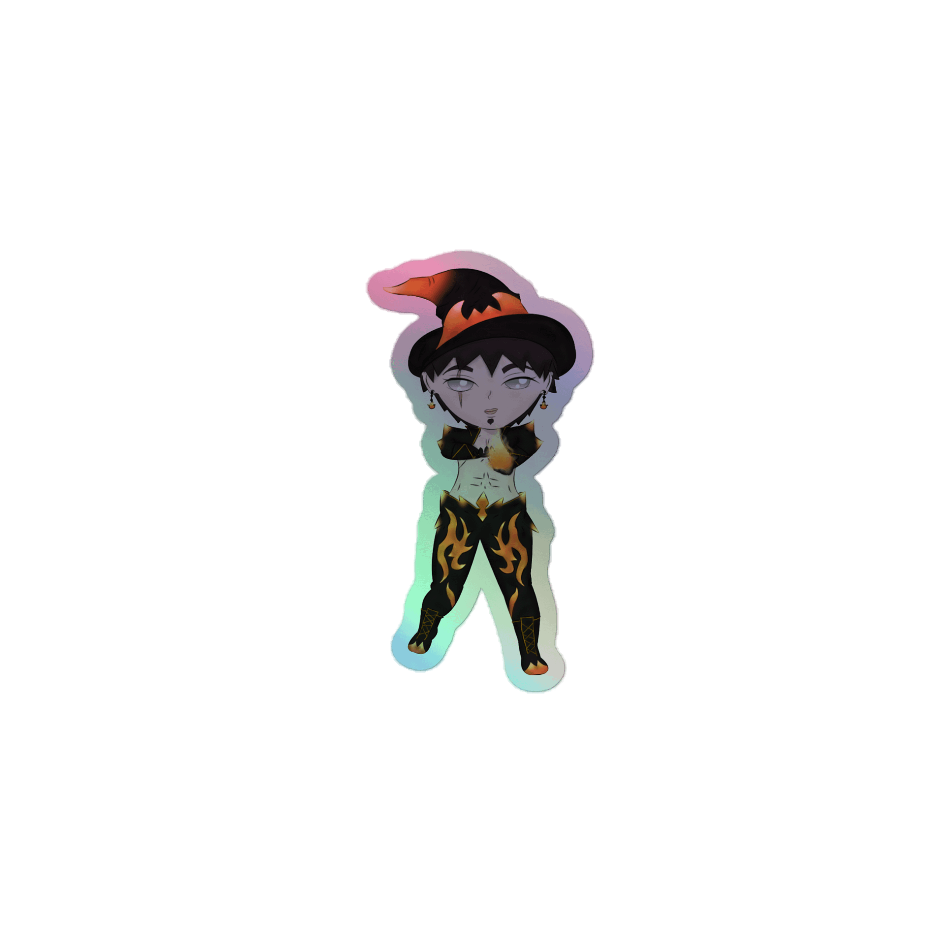 Fire Mage Itachi | Holographic Sticker product image (1)
