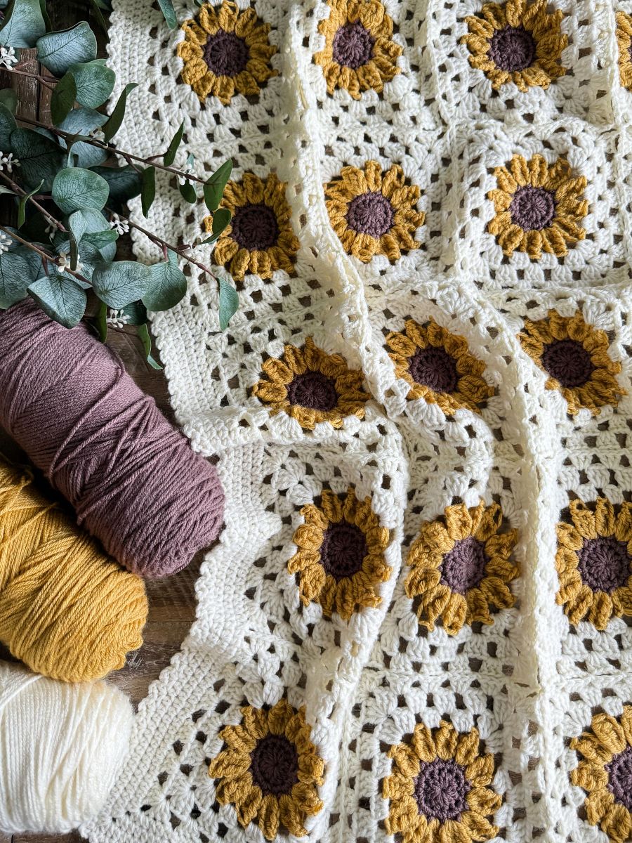Summer Sunshine Blanket Crochet Pattern product image (8)