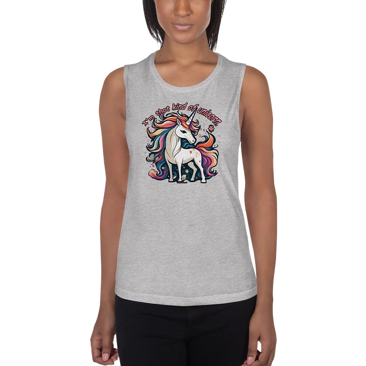 That kind of unicorn flowy tank top product image (13)