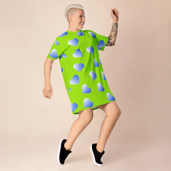 Love Pattern 2 Women's T Shirt Dress product image (1)