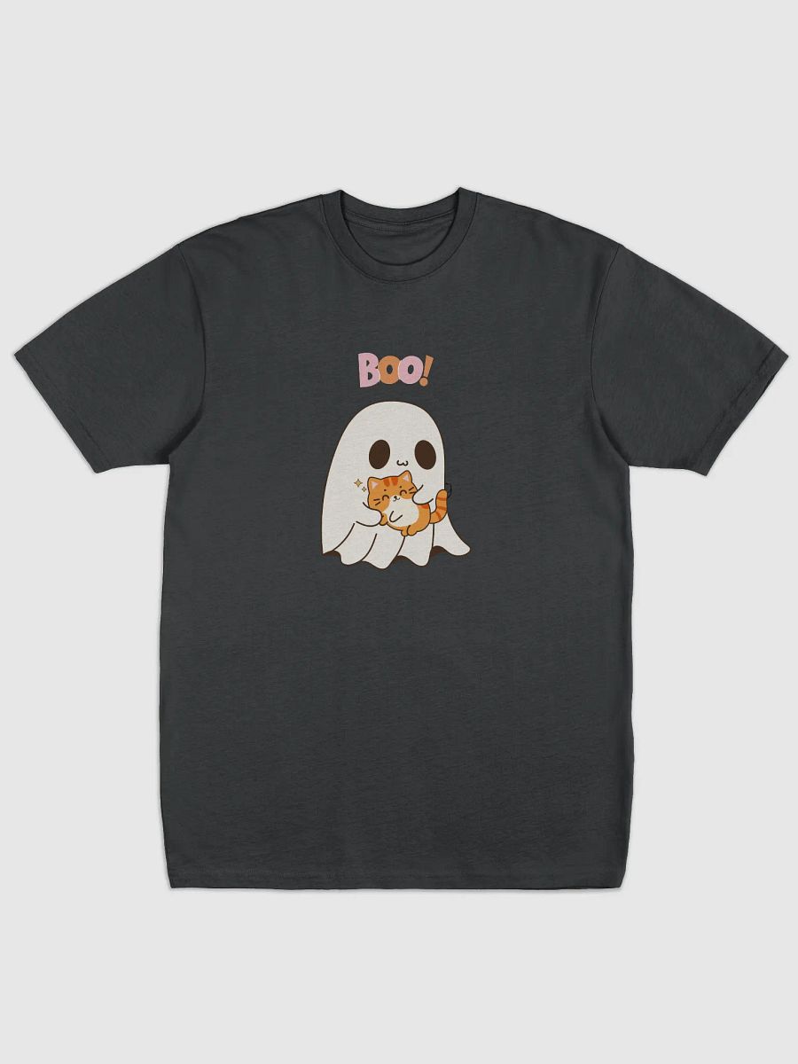 BOO! Cute Ghost and Cat Tee product image (1)