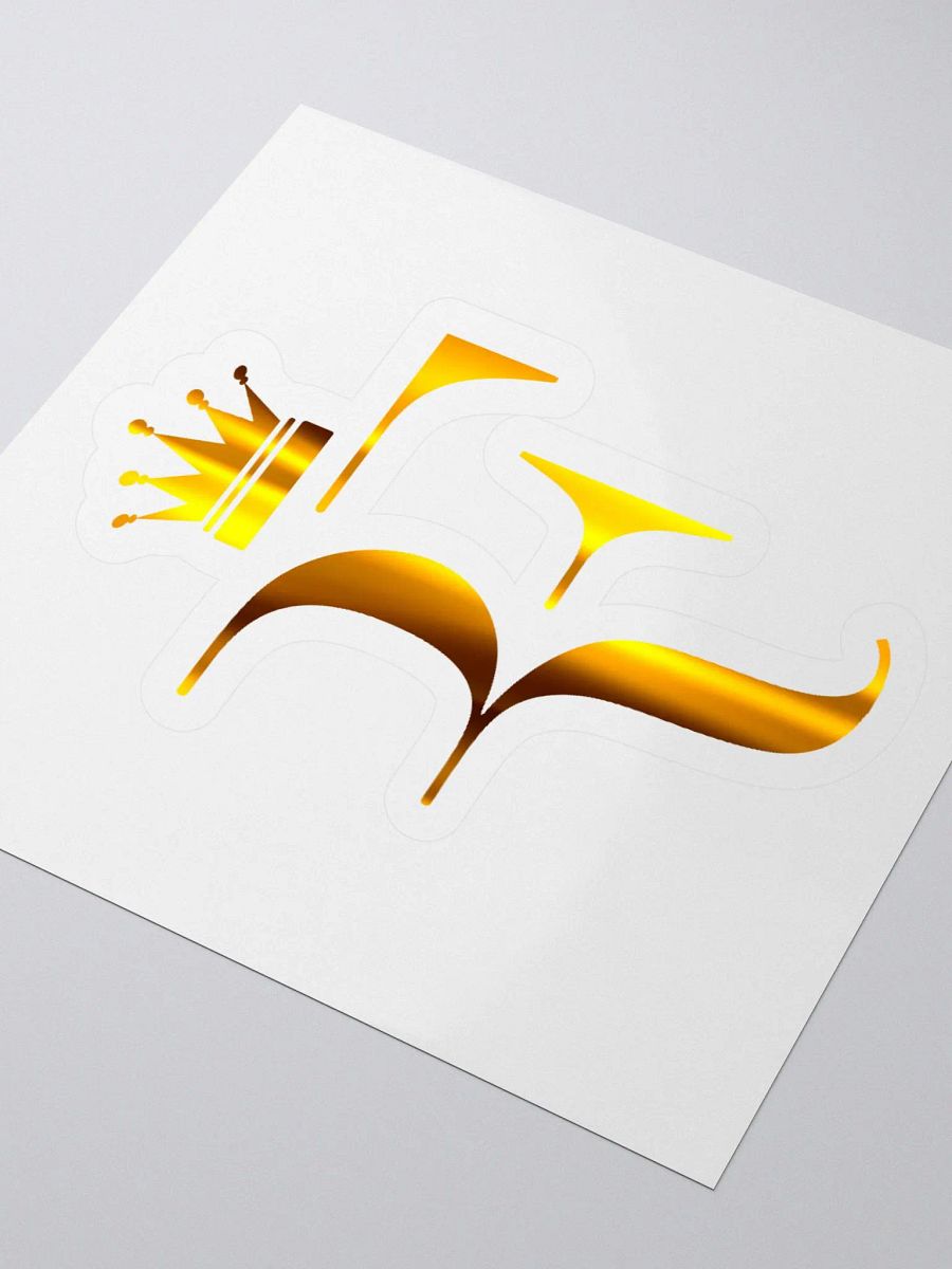 Royal RF Crown Kiss Cut Stickers product image (9)