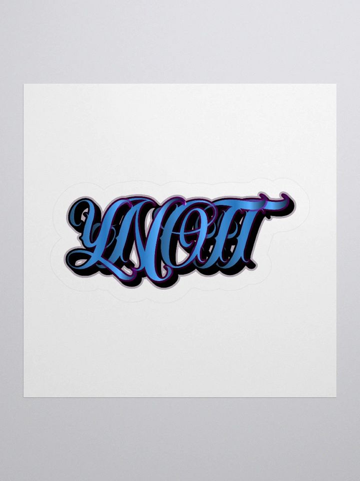 YNOTT GRADIENT TYPOGRAPHY STICKERS product image (1)