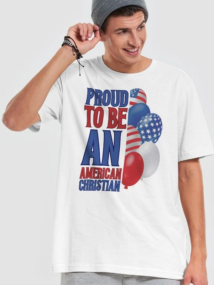 Proud To Be An American Christian T-Shirt product image (12)