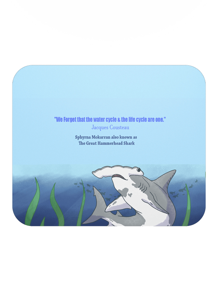 Hammerhead Shark Mousepad v2 product image (2)
