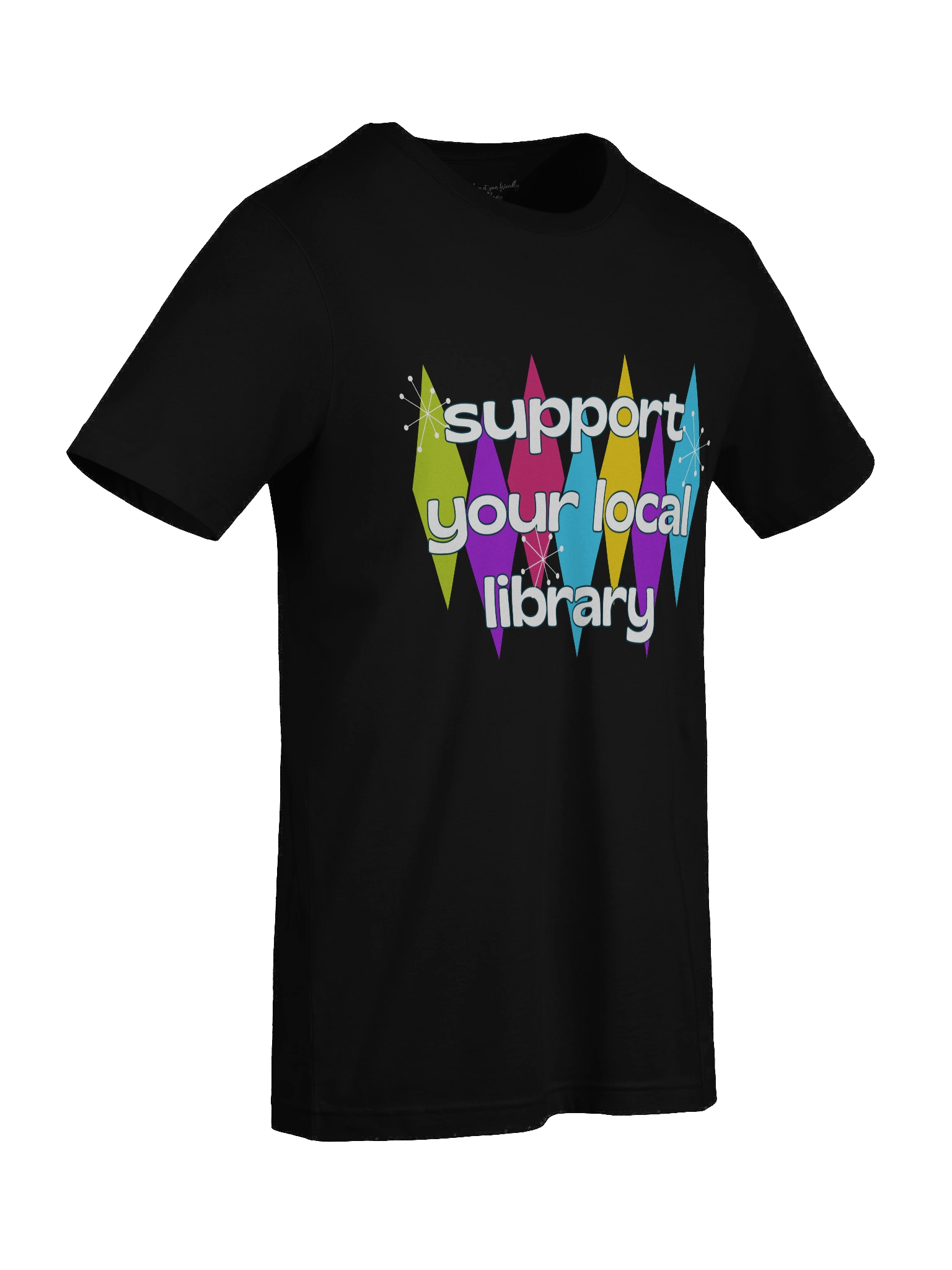 Support Your Local Library T-Shirt (Dark) product image (35)