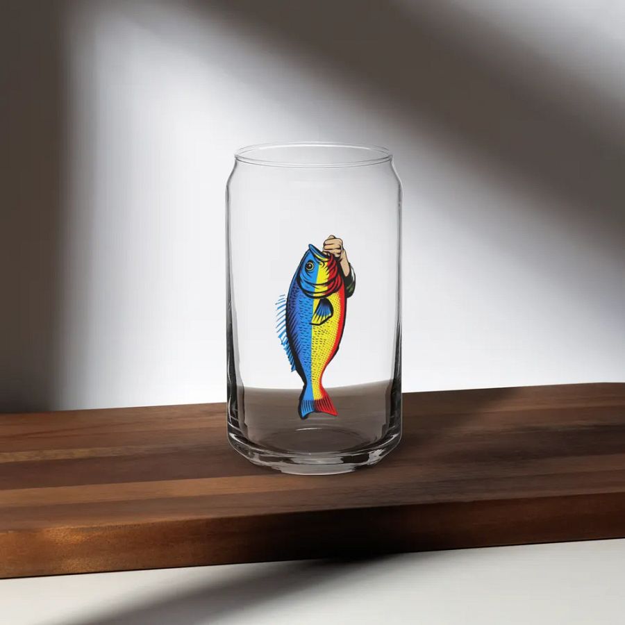 Vibrant Fish Can Glass product image (35)