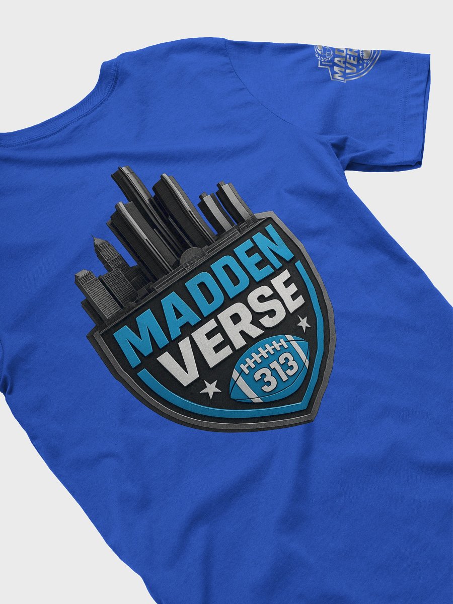 MOTOR CITY FOOTBALL BLUE SUPER SOFT TEE product image (4)